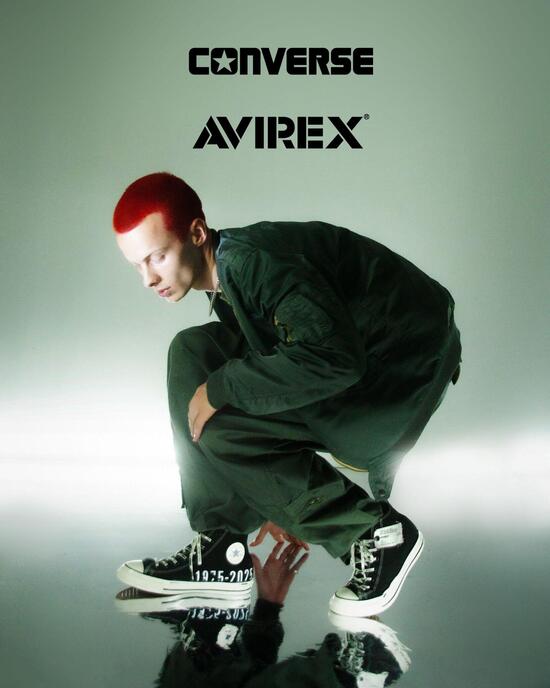 AVIREX × CONVERSE〈ALL STAR AGED HI / AX〉スペシャルコラボレーションが9月20日(土)より発売