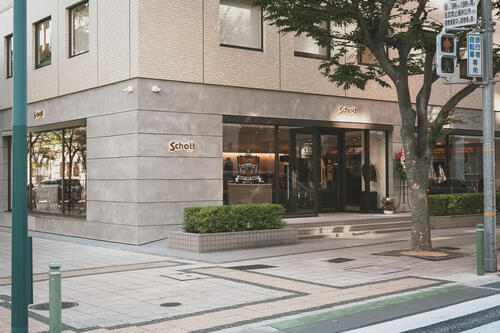 「Schott」の新店舗が神戸・旧居留地にオープン