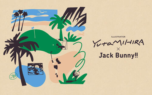 ゴルフアパレル 「Jack Bunny!!（ジャックバニー）」から イラストレーターの三平悠太さんとのコラボアイテムを 2026年6月5日（金）より 発売！