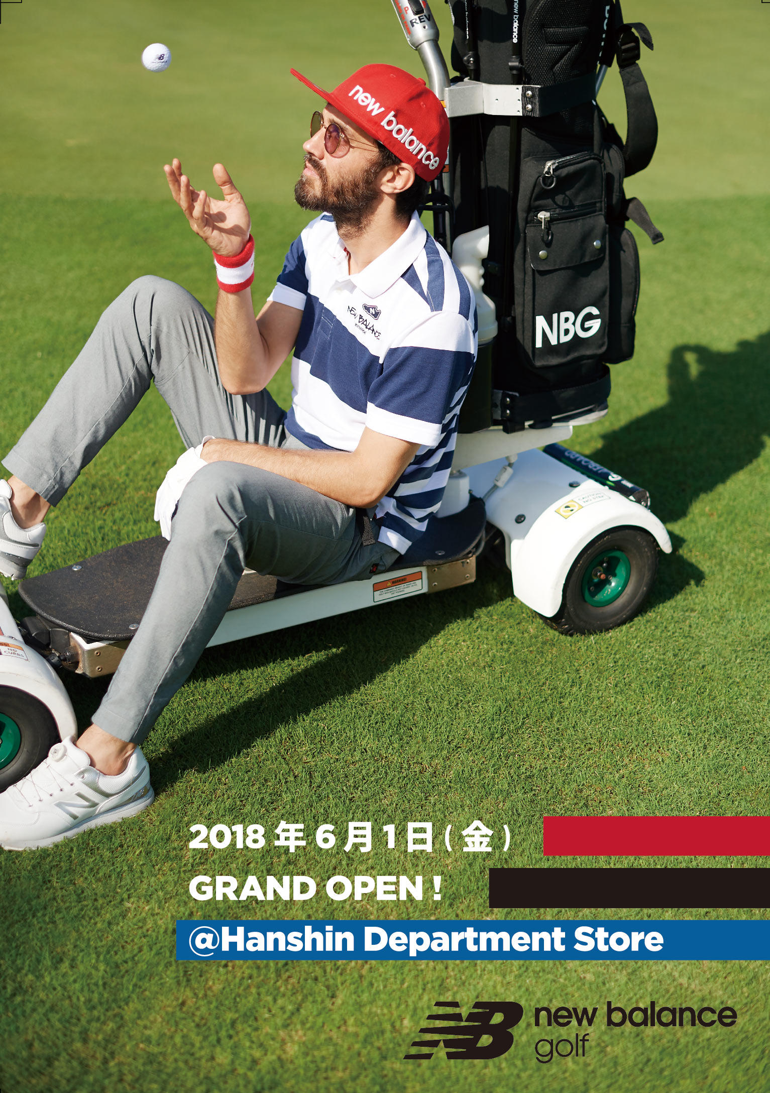 2018.6.1 new balance golf GRAND OPEN ! @Hanshin Department Store ｜トピックス｜ |  TSI HOLDINGS